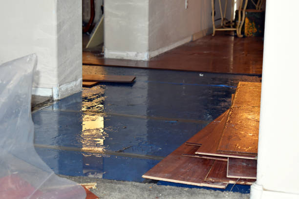 Professional Water Extraction technician working in Beach City, OH